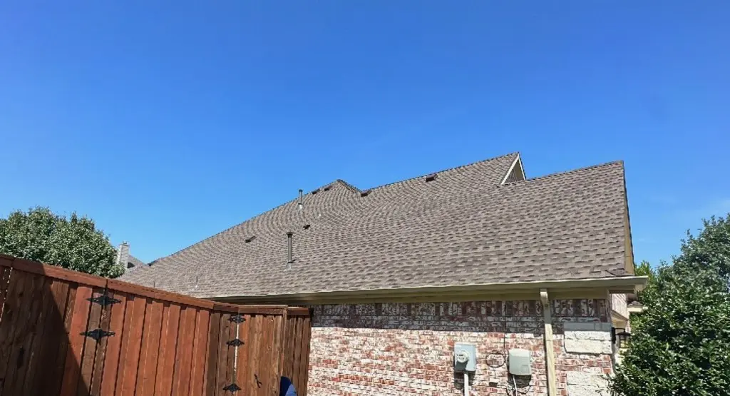 Completed roof replacement project in Sidney